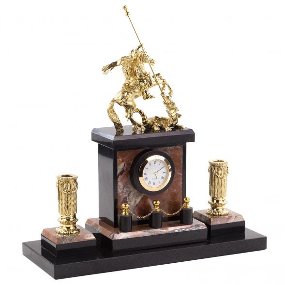 Настольный набор &amp;quot;Святой Георгий Победоносец&amp;quot; бронза креноид 120842