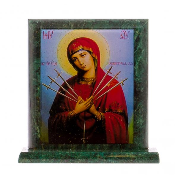 Икона настольная &amp;quot;Семистрельная&amp;quot; 11,5х4,5х12 см 125239