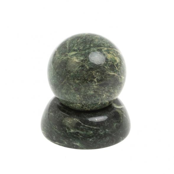 Подставка под шар из шабровского змеевика 5х5х1,5 см 127617