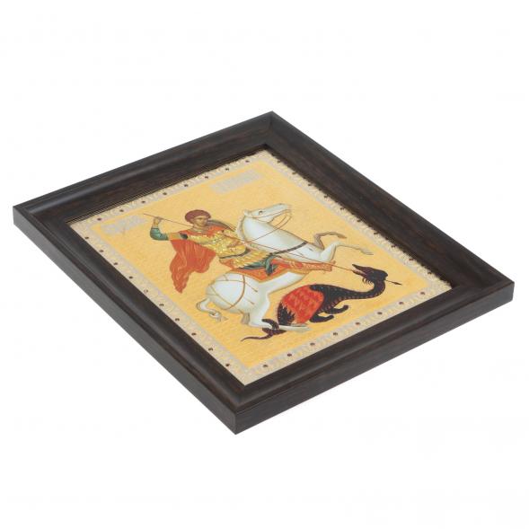 Икона &amp;quot;Св. Георгий Победоносец&amp;quot; 24,5х28,5 см Златоуст 128003