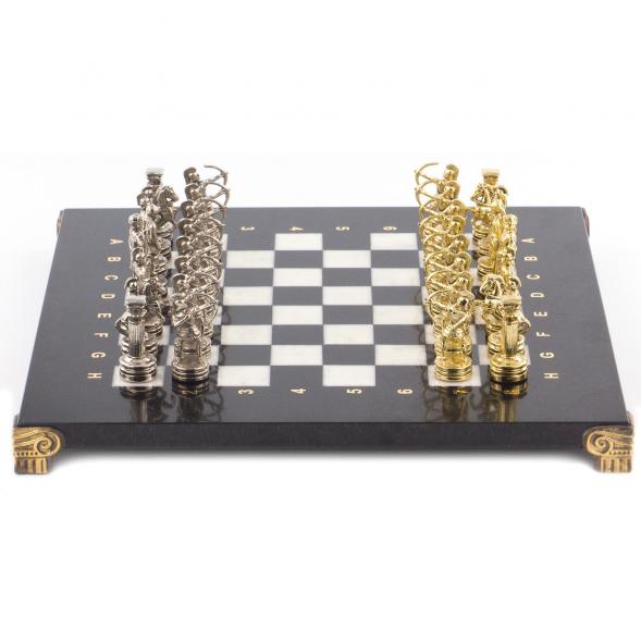 Шахматы &amp;quot;Лучники&amp;quot; доска 28х28 см мрамор 119371