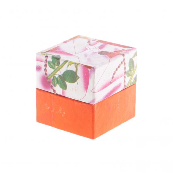 Шкатулка круглая &amp;quot;Грибок&amp;quot; камень оникс бело-коричневый 7,6х5,9 см (3) 124337