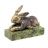 Статуэтка "Кролик" из бронзы и змеевика средний