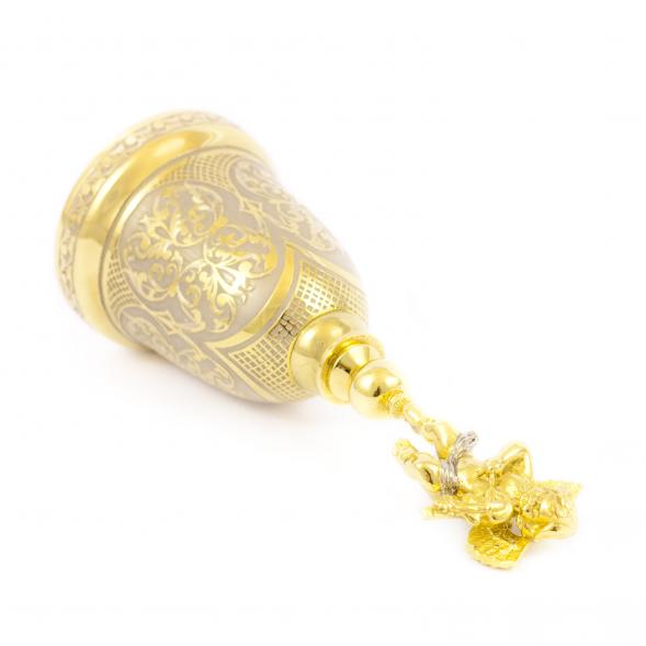 Колокольчик металлический &amp;quot;Ангел со скрипкой&amp;quot; в подарочной упаковке Златоуст 116248