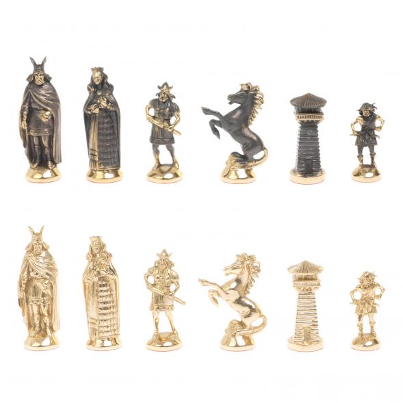 Шахматы &amp;quot;Викинги из змеевика и бронзы 126907