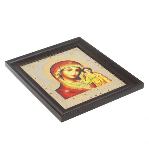 Икона &amp;quot;Казанская Божья Матерь&amp;quot; 24,5х28,5 см Златоуст 128004