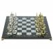 Шахматы подарочные &amp;quot;Русь&amp;quot; доска 40х40 см из серого мрамора 128245