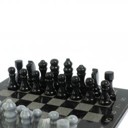 Шахматы "Турнирные" доска 33х33 см мрамор гранит