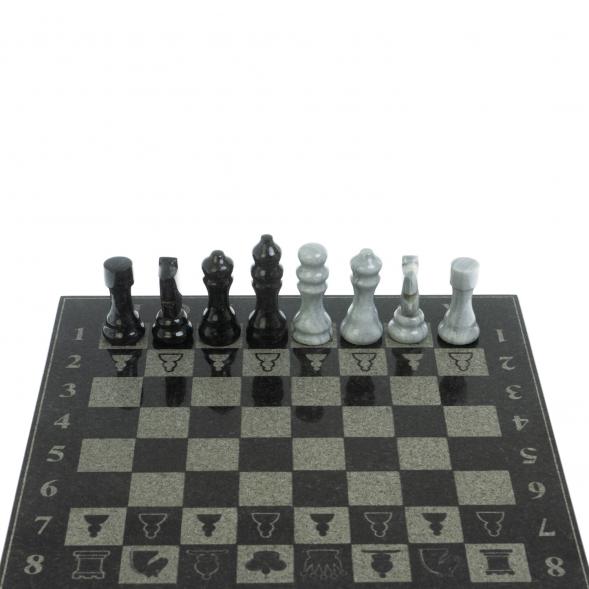 Шахматы &amp;quot;Турнирные&amp;quot; доска 33х33 см мрамор гранит 128405