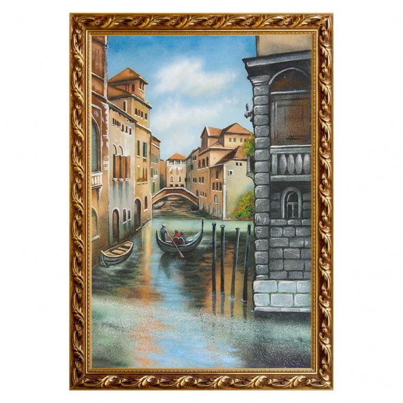 Картина &amp;quot;Венеция&amp;quot; багет 46х66 см, каменная крошка 111765