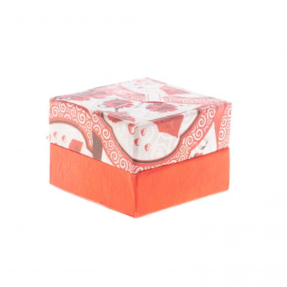 Шкатулка круглая &amp;quot;Грибок&amp;quot; камень оникс коричневый 7,6х5,9 см (3) 124338