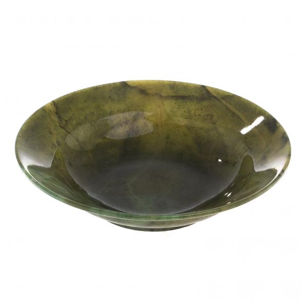 Тарелка из нефрита 18 см 124575