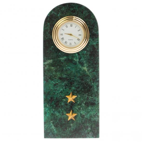 Часы сувенирные  &amp;quot;Погон-прапорщик МВД&amp;quot; из змеевика 129845