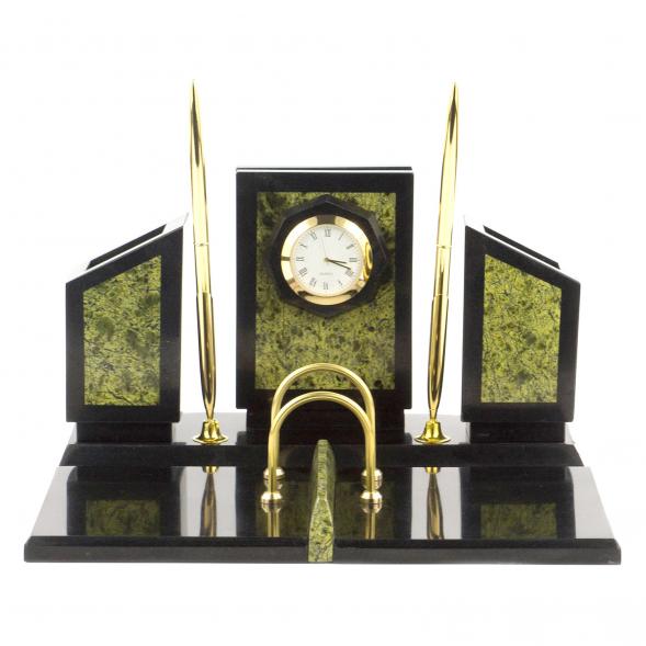 Настольный набор &amp;quot;Супер&amp;quot; из змеевика 113440