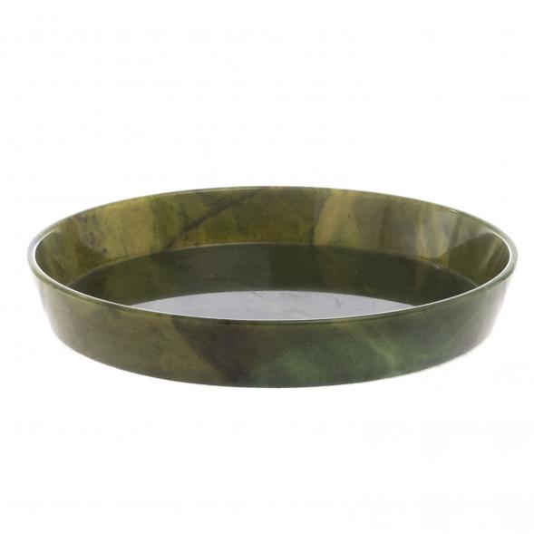 Поднос из нефрита 19,5 см 124576