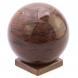 Шар из коричневого обсидиана 12 см на подставке 124717