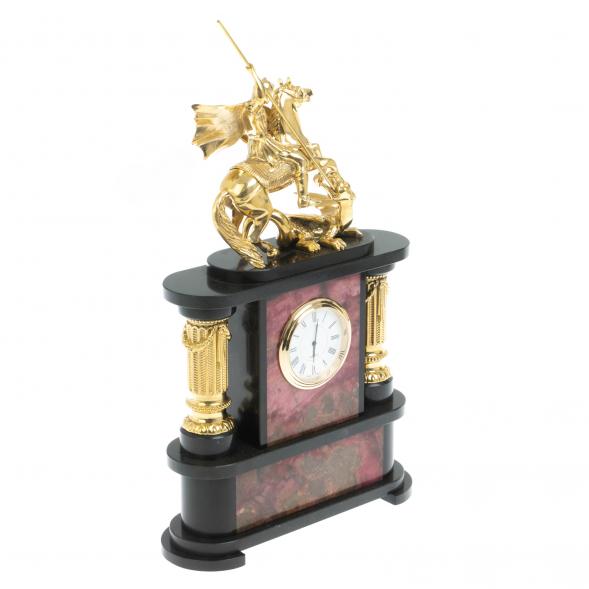 Часы &amp;quot;Георгий Победоносец&amp;quot; камень родонит 125549