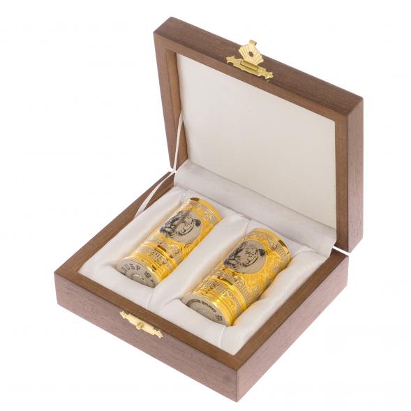 Набор из двух стопок &amp;quot;Тигр&amp;quot; 40 мл Златоуст 125702