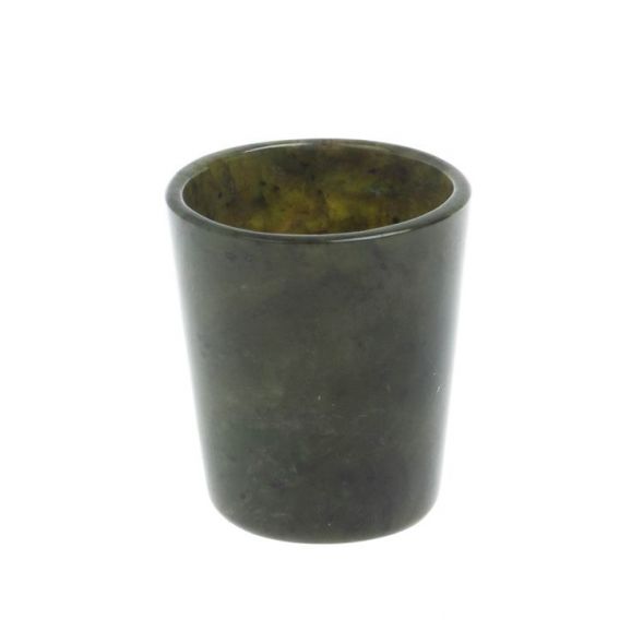 Набор стопок 2 шт &amp;quot;На посошок&amp;quot; из нефрита 30 мл 4х4х4,5 см 127933