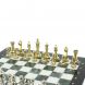 Шахматы &amp;quot;Стаунтон&amp;quot; доска 40х40 см из мрамора и змеевика 128246