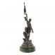 Бронзовая статуэтка &amp;quot;Жанна Дарк&amp;quot; на нефрите 128480