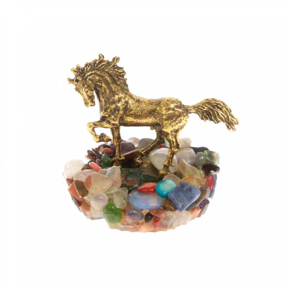 Статуэтка &amp;quot;Лошадь&amp;quot; на самоцветах 129962