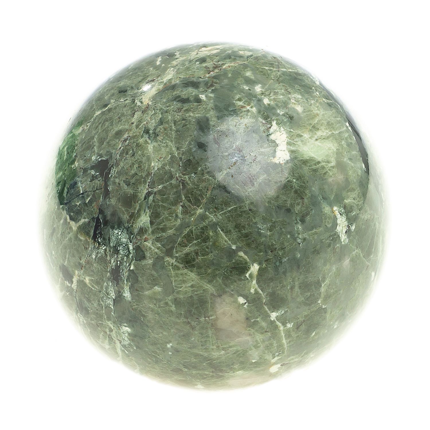 Шар из камня жадеит 6 см 124101 купить в Улан-Удэ в интернет-магазинеУральский сувенир