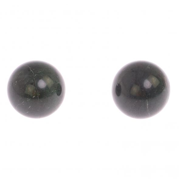 Нефритовые массажные шары 3,5 см / шары для массажа рук из нефрита