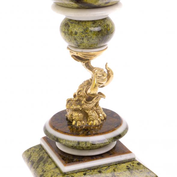 Шар &amp;quot;Антистресс&amp;quot; из змеевика 10,5 см 126222