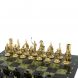 Шахматы &amp;quot;Спарта&amp;quot; из бронзы и змеевика доска 40х40 см 128481