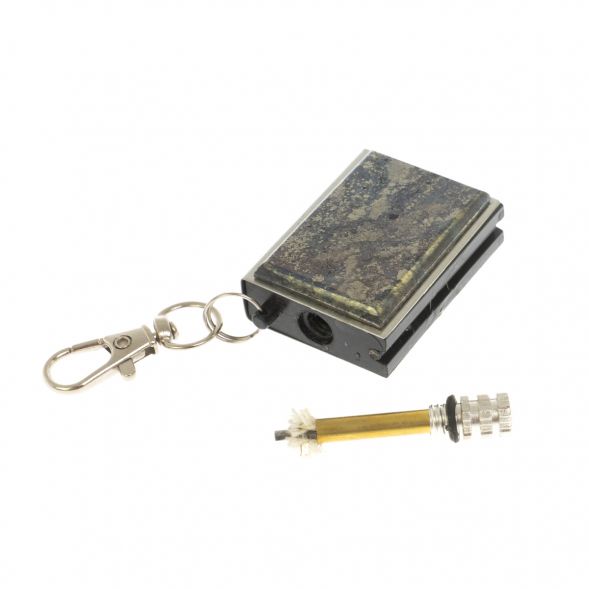 Брелок огниво &amp;quot;Вечная спичка&amp;quot; с накладкой из камня борнит 2,8х1,3х5 см 129305
