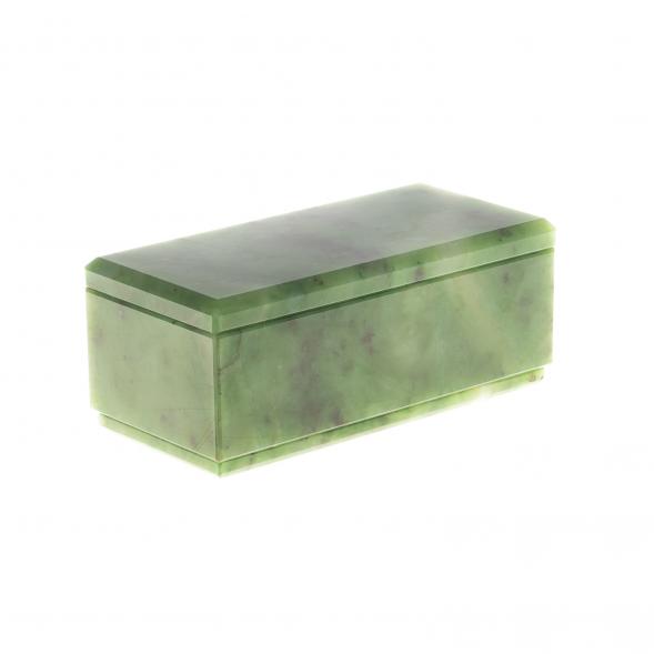 Шкатулка из нефрита 12,5х6х5,4 см 124265