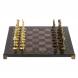 Шахматы &amp;quot;Ренессанс&amp;quot; доска 36х36 см змеевик, лемезит фигуры цвет бронза-золото 124880