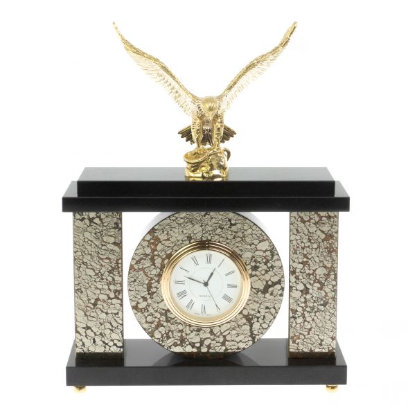 Часы &amp;quot;Орел&amp;quot; из камня пирит 129425