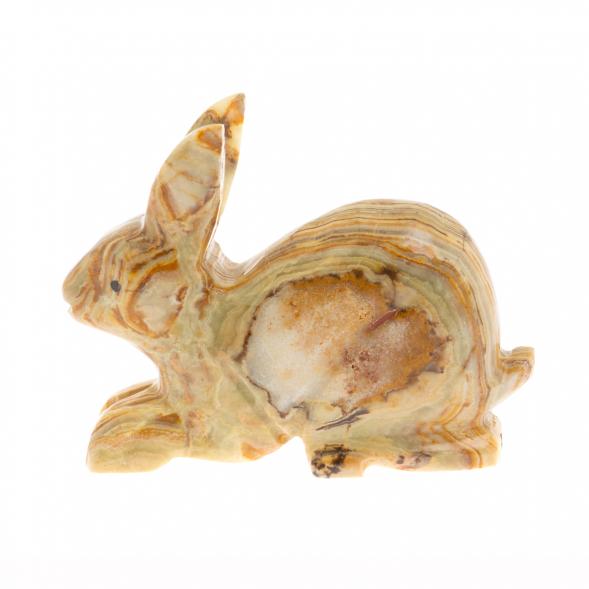 Сувенир &amp;quot;Заяц&amp;quot; из оникса 14,5х4х12 см (6) 130092
