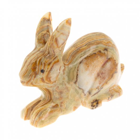 Сувенир &amp;quot;Заяц&amp;quot; из оникса 14,5х4х12 см (6) 130092