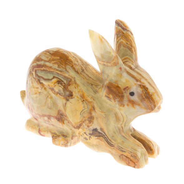Сувенир &amp;quot;Заяц&amp;quot; из оникса 14,5х4х12 см (6) 130092