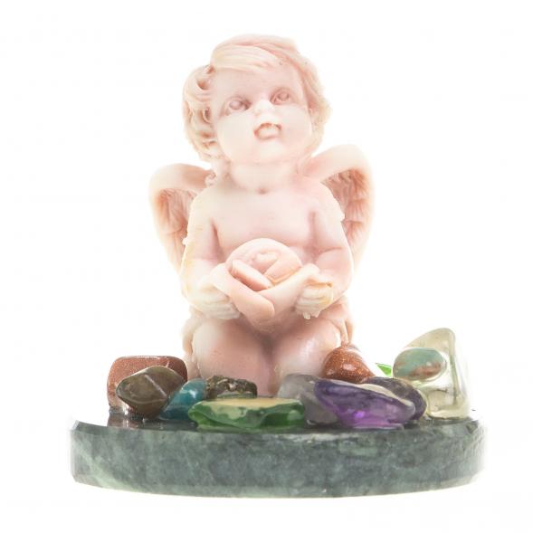 Сувенир из мрамолита &amp;quot;Ангел с розой&amp;quot; 117706