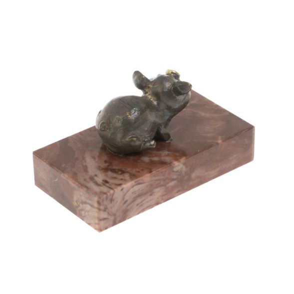 Статуэтка &amp;quot;Фунтик&amp;quot; из бронзы и лемезита 128167