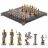 Шахматы настольные "Римские лучники" 28х28 см из камня креноид