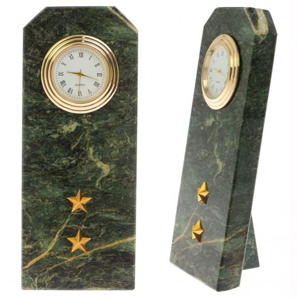 Часы &amp;quot;Погон прапорщик ВС&amp;quot; из натурального камня 129849
