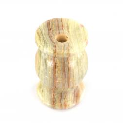 Церковный подсвечник из натурального оникса 3,7х5,8 см (1,4х2,4)