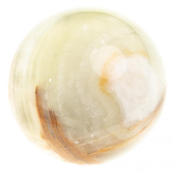 Шар из оникса зелено-коричневый 6 см (2,5) 123930