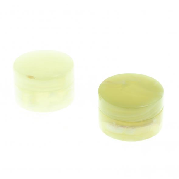 Шкатулка &amp;quot;Пудреница&amp;quot; из зеленого оникса 7,5х7,5х4,5 см (3) 124343