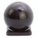 Шар из серого обсидиана 11 см на подставке 124720