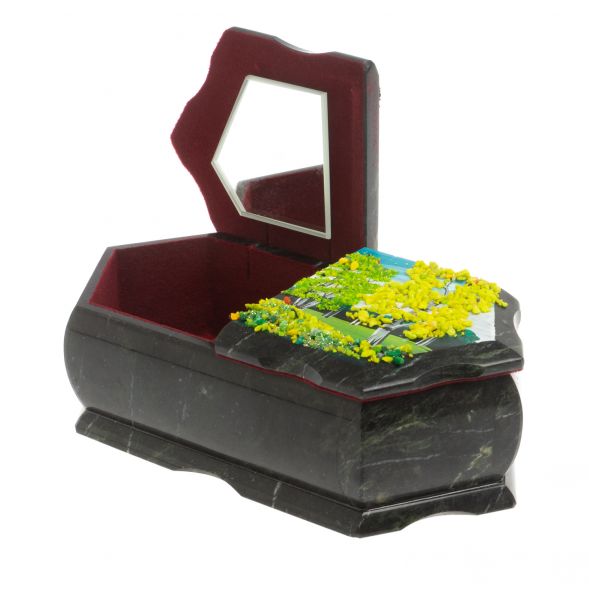 Шкатулка с двумя отделениями &amp;quot;Рассвет / Лето&amp;quot; 20х10х7,5 см 127621