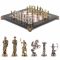 Шахматы "Римские лучники" 28х28 см из лемезита и мрамора