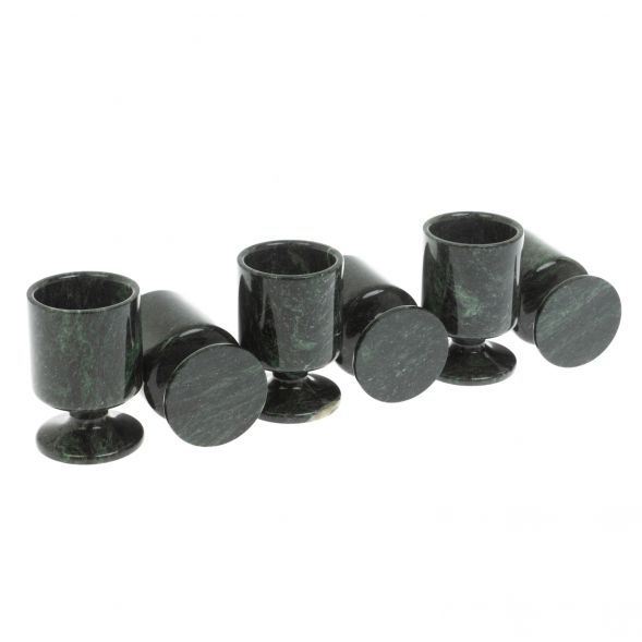 Водочный набор из змеевика на 6 персон 129233