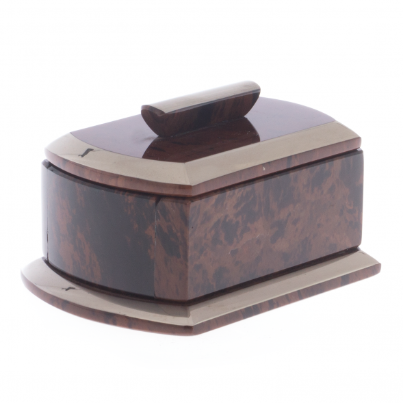 Шкатулка &amp;quot;Оригинал&amp;quot; камень обсидиан малая 12,5х6,5х8,5 см 121976