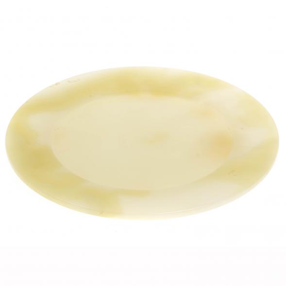 Тарелка из оникса 25х25х2,5 см (10) 130093